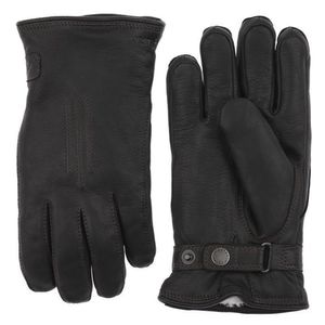 Handschoen Deerskin Lambskin black