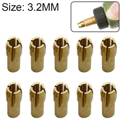 10 PC's drie-klauw koper klem moer voor elektrische molen hulpstukken boring diameter: 3.2mm