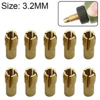 10 PC's drie-klauw koper klem moer voor elektrische molen hulpstukken boring diameter: 3.2mm