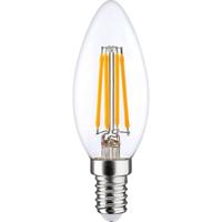 LightMe LM85336 LED-lamp Energielabel E (A - G) E14 Kaars 6.5 W = 60 W Warmwit (Ø x l) 35 mm x 97 mm Niet dimbaar, Filament / Retro-LED 1 stuk(s)
