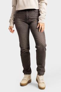 Malelions Monogram Jeans Dames Grijs - Maat XS - Kleur: Zwart | Soccerfanshop