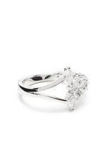 Yeprem bague en or blanc 18ct sertie de diamants - Argent