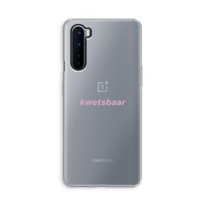 kwetsbaar: OnePlus Nord Transparant Hoesje