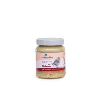vogelpindakaas meelworm 300 gram - Vogelbescherming nederland