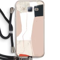 Lava: Samsung Galaxy J3 (2016) Transparant Hoesje met koord