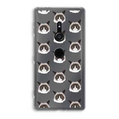 It's a Purrr Case: Sony Xperia XZ2 Transparant Hoesje