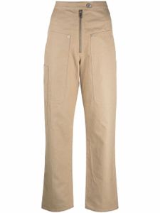 MARANT ÉTOILE pantalon Phil à coupe droite - Tons neutres