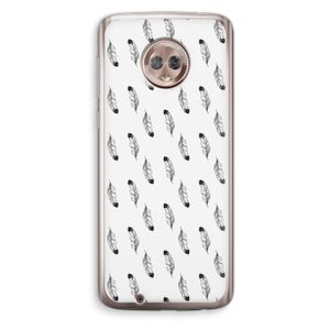 Pluimen: Motorola Moto G6 Transparant Hoesje