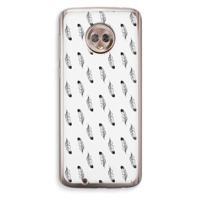 Pluimen: Motorola Moto G6 Transparant Hoesje