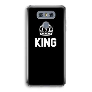 King zwart: LG G6 Transparant Hoesje
