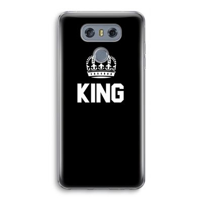 King zwart: LG G6 Transparant Hoesje