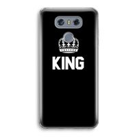 King zwart: LG G6 Transparant Hoesje