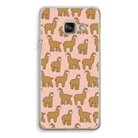 Alpacas: Samsung Galaxy A3 (2016) Transparant Hoesje - thumbnail