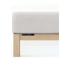 Schlafgut Schlafgut Soft Contact Jersey Flanel Hoeslaken L - 140x200 - 160x200 511 Grey Light