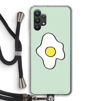 Spiegelei: Samsung Galaxy A32 5G Transparant Hoesje met koord Spiegelei: Samsung Galaxy A32 5G Transparant Hoesje met koord