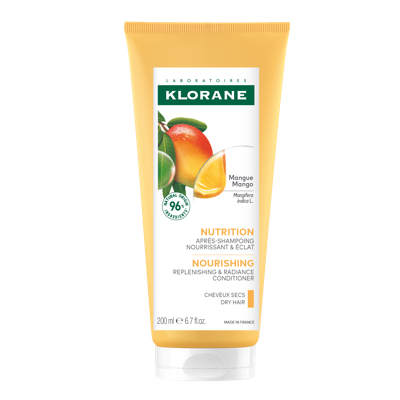 Klorane Haar Mangue Beurre de Mangue/Mangoboter Conditioner 200 ml | Voor Droog Haar