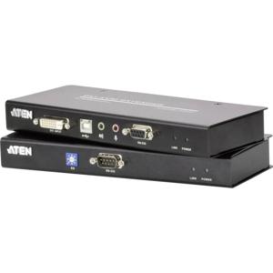 ATEN CE600 Extender (verlenging) DVI, USB 2.0 via netwerkkabel RJ45 60 m