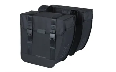 Dubbele fietstas Basil Tour Double XL 35L - Zwart