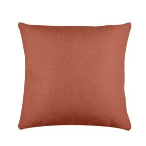Stof Textile sierkussen Bea - terracotta - 50 x 50 cm - bank kussens - polyester