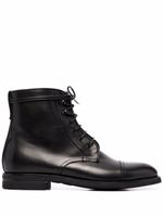 Scarosso bottines Paolo en cuir - Noir - thumbnail