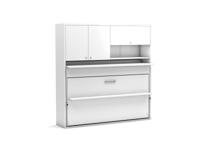 Eenpersoons bedkast Nitro 90 x 190 cm Koudschuim matras HR60 - tot 120 KG