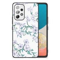 Samsung Galaxy A53 Uniek Bloemen Hoesje Blossom White