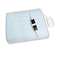 Inventum HNL4112Z elektrische deken/kussen Elektrische beddenpan 55 W Blauw, Wit Katoen, Fleece - thumbnail