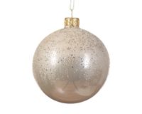 Kerstbal glas d8 cm parel V kerst Decoris - Decoris