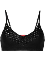 Cashmere In Love Anse crochet-knit bralette - Noir - thumbnail