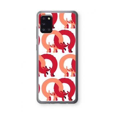 Dogs: Samsung Galaxy A31 Transparant Hoesje