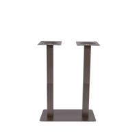 LABEL51 Eetkamertafel Tafelpoot Dubbel - Brons - Metaal - Dubbel - 108 cm