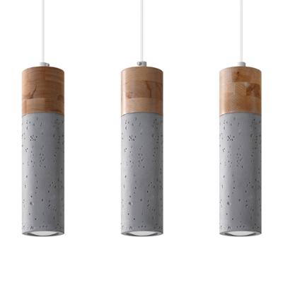 Hanglamp ZANE 3 grijs