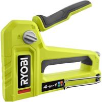 4 in 1 spijkermachine nietmachine - RYOBI - T50 en T25 nietje tot 14 mm, JT21 nietje tot 10 mm, 18G punt tot 15,8 mm