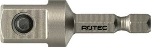 Rotec Adapter E 6,3 x 50mm x 1/2"-4-kt. met stift - 820.00601 - 820.00601