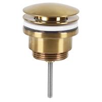 Differnz afvoerplug pop up | design | mat goud | 63mm