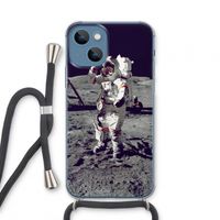 Spaceman: iPhone 13 mini Transparant Hoesje met koord