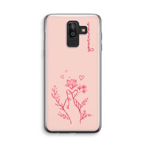 Giving Flowers: Samsung Galaxy J8 (2018) Transparant Hoesje