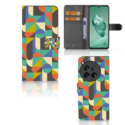 OnePlus 12 | Telefoon Hoesje | Funky Retro | Portemonnee hoesje