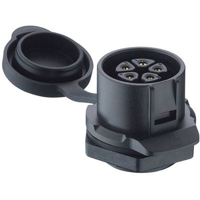 Lutronic 2620 05 T22 CB 100 Ronde connector Koppeling, inbouw Totaal aantal polen: 5 1 stuk(s)