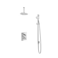 Hotbath Get Together IBS2ACR inbouwdouche met 3s handdouche, 15cm plafondbuis en glijstang chroom