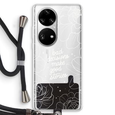 Good stories: Huawei P50 Pro Transparant Hoesje met koord