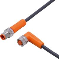 ifm Electronic EVC301 Verbindingskabel Aantal polen (sensoren): 4, 4 Stekker, recht, Bus, haaks 0.6 m 1 stuk(s)