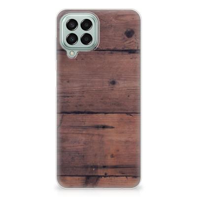 Samsung Galaxy M33 | Bumper Hoesje | Old Wood