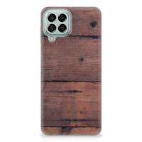 Samsung Galaxy M33 | Bumper Hoesje | Old Wood