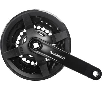 Shimano crankstel 6/7/8 speed tourney fc-ty301 met 150mm crankarm 42 x 34 x 24t zwart