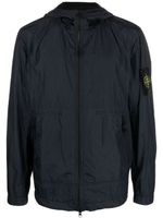 Stone Island veste bomber zippée à patch logo - Bleu