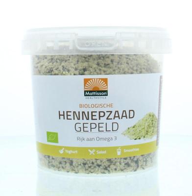 Mattisson Absolute hemp seeds hulled hennepzaad gepeld bio