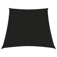 VidaXL Zonnescherm trapezium 3/4x3 m oxford stof zwart