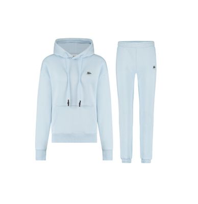 Malelions Olivia Trainingspak Dames Light Blue - Maat XS - Kleur: Blauw | Soccerfanshop