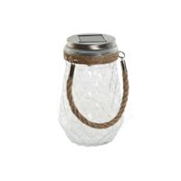 Verlichte decoratie Home ESPRIT Transparant Zilverkleurig 11 x 11 x 18 cm